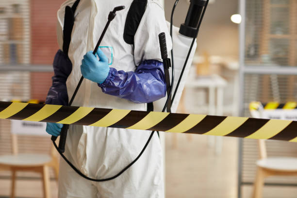 Professional Biohazard technician working in Pinecrest, FL